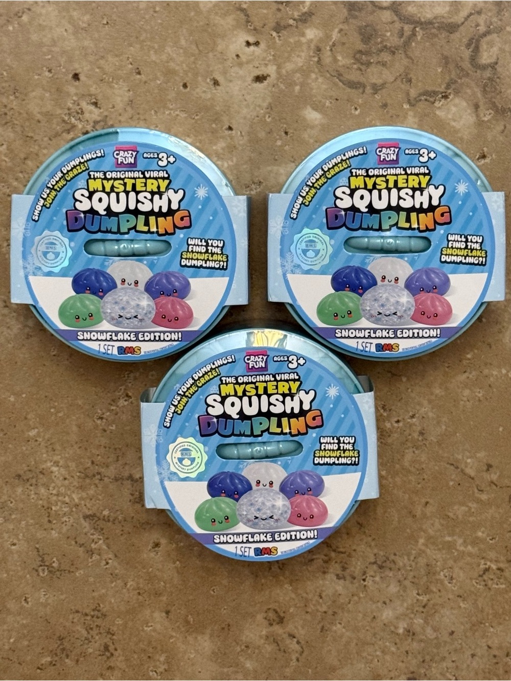 RMS Mystery Dumpling - Snowflake Edition (Lot of 3)